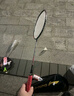 李宁（LI-NING）羽毛球拍雷霆小钢炮黑色全碳素专业进攻型单拍5U已拉线AYPT307-5 实拍图