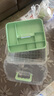 星优医药箱家用药品收纳箱大容量透明手提出诊药箱医药多功能急救箱 清新绿大号 实拍图