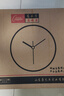 康巴丝挂钟创意简约钟表2024新款石英钟表挂墙立体字时尚14英寸挂表35cm 3220白色 35cm 实拍图