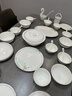 以辰景德镇新款碗碟套装家用高颜值骨瓷陶瓷餐具套装碗盘筷乔迁送礼 方形奢华配天元煲-配骨碟 60件套 实拍图