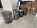 EKO垃圾桶脚踏8L雅钢家用卫生间厨房不锈钢大号EK9361张若昀同款 实拍图