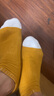 棉十三袜子男【100%纯棉】短袜秋季透气抗菌防臭潮纯色短筒低帮船袜6双 实拍图