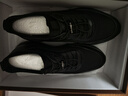骆驼（CAMEL）透气网布牛皮快穿商务运动皮鞋男 G14S220621 黑色 41 实拍图