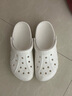 crocs卡骆驰贝雅洞洞鞋沙滩鞋|10126 白色-100 41/42(260mm)  实拍图