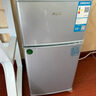 奥克斯小冰箱家用小型迷你冷藏冷冻两用出租房宿舍用节能省电寝室办公室电冰箱 【升级净化去味】30A146DW银【节能省电】 实拍图