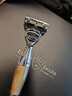 EDWIN JAGGER英国进口手动剃须刀锋五金属镀铬易清洗防刮伤刮胡刀刮脸刀环保合成毛刷剃须膏剃须皂起泡刷漫步系列礼盒 【锋五】漫步牛角棕环保刷三件套礼盒 实拍图