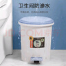妙美垃圾桶脚踏家用带盖客厅创意大号厨房卫生间厕所卧室大号脚踩式 实拍图
