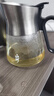 入一山河飘逸壶泡茶壶茶水分离玻璃茶壶飘逸杯冲茶壶器沏茶壶过滤茶壶 一按茶水分离飘逸壶 实拍图