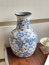 京东鲜花新中式青花陶瓷花瓶客厅轻奢插花装饰品摆件鲜花水培玫瑰花高级感 实拍图