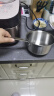 无印良品（MUJI） 不锈钢铝整体三层钢单柄锅 奶锅 小锅 单人食锅 银色 约1.5Ｌ/直径16*高13cm 实拍图