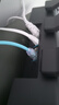 PANDUIT 泛达超六类细网线CAT6A类跳线家用电脑宽带POE监控万兆高速成品线 冰湖蓝 3米 实拍图