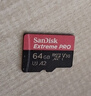 闪迪（SanDisk）64GB TF（MicroSD）存储卡 U3 C10 A2 V30 4K 至尊超极速移动版内存卡 读速200MB/s 实拍图