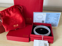 周六福（ZLF）  白月光玉髓手镯女宽条白透新中式国风送女友礼物 56mm 实拍图