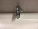 汉斯格雅（Hansgrohe）单把手单孔冷热水龙头 浴室台盆面盆龙头71111007 实拍图