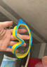 佑游儿童泳镜泳帽防水防雾大框男女游泳馆泳镜泳帽六件套6936蓝色 实拍图