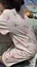 红豆女童睡裙纯棉春夏季薄款家居服儿童短袖套头睡衣A类Q3320粉色140 实拍图