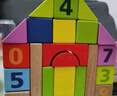 Hape(德国)儿童积木玩具木质100粒双面数字字母桶装宝宝节日礼物E8488 实拍图