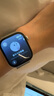 Apple/苹果 Watch Series 10 智能手表GPS款46毫米银色铝金属表壳丹宁色运动型表带S/M MX203CH/B 实拍图