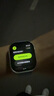 Apple/苹果 Watch Series 10 智能手表GPS款46毫米银色铝金属表壳丹宁色运动型表带M/L MX223CH/B 实拍图