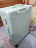 袋鼠（KANGAROO）行李箱2025新款行李箱女小清新密码箱男学生结实耐用拉杆箱子母箱 薄荷绿【复古拉链款单箱】 20寸 实拍图