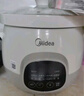 美的（Midea）煲汤电炖锅3-4人用 电砂锅煲汤锅炖汤盅电炖锅直炖紫砂陶瓷炖锅电炖锅2-3人慢炖煮粥煲粥锅电汤煲 白瓷内胆 DG30E201【3L=10碗】 3L 实拍图