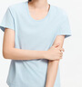 森马（Semir）短袖t恤女短款合体显瘦正肩内搭26夏凉感修身打底衫109326100001 实拍图