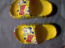 巴布豆儿童拖鞋男女童婴幼儿宝宝凉拖中大童居家室内浴室洗澡防滑一字拖 黄色211 24 内长14.5cm 适合脚长13.5-14cm 实拍图