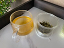 富光花茶杯 男女士茶水分离杯子 双层办公泡茶玻璃杯带把高硼硅水杯 实拍图