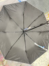 安晴anshine钛银双层太阳伞防晒防紫外线便携防晒伞晴雨两用遮阳伞女 三折双层-电光蓝 实拍图