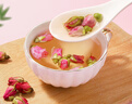南同四海北京同仁堂 玫瑰花茶 无硫磺山东大朵重瓣墨红玫瑰花干泡水特级 实拍图