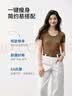 迪卡侬短袖t恤运动纯色健身服小童纯棉宽松上衣小童白色3~4岁-2880310 实拍图