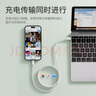 品胜苹果数据线USB to Lightning充电线快充 适用iPhone14Pro/13/12/XR/11/8手机ipad平板车载编织绿 实拍图