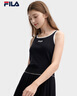 FILA 斐乐官方女子针织背心2024夏季新款时尚休闲撞色宽肩带内搭 正黑色-BK 160/80A/S 实拍图