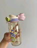 babycare儿童水杯吸管杯双饮二合一户外运动水壶上学大容量PPSU-满杯600ml 实拍图