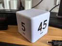 魔方倒计时器学生考研时间管理做题自律闹钟沙漏定时厨房提醒计时 魔方计时器-象牙白-中时5-45分 无规格 实拍图