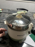 荣事达电煮锅小型多功能宿舍学生泡面锅家用迷你一体电热火锅单人宝宝辅食锅煎炒蒸煮锅双层蒸笼 2L 陶瓷釉内胆+不锈笼+刀具+1.5m线+防水罩 实拍图