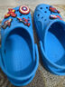 CROCS卡骆驰贝雅儿童洞洞鞋男女童户外包头沙滩鞋拖鞋/207013/207012 海蓝-456 31 (190mm) 实拍图