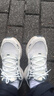 斯凯奇（Skechers）男鞋夏季2025新款软底网面鞋轻便透气跑步鞋减震休闲鞋运动鞋男  白色/海军蓝色-WNV 40 实拍图