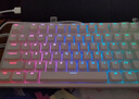 GANSS 3104TPro/3087TPro/3108TPro客制化机械键盘104键高斯三模RGB无线键盘蓝牙有线插拔办公游戏键盘 3087TPro白色【侧刻下灯位三模RGB】 KTT晶粉轴（轻Hi 实拍图