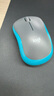 罗技（Logitech）MK275 键鼠套装 无线键鼠套装 办公键鼠套装 全尺寸 商务键鼠套装 带无线2.4G接收器 黑蓝色 实拍图