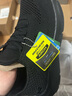 斯凯奇（Skechers）夏季男鞋新款轻便一脚蹬透气网面休闲运动跑步鞋百搭慢跑鞋 海军蓝色/橘色/210281-NVOR 41.5 实拍图