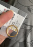 周六福（ZLF）  黄金戒指男女款足金999简约沙面素戒至简 计价 10号-1.54g 实拍图