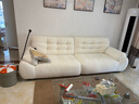 卡尔适奶油风布艺沙发客厅2025新款小户型防猫抓布雪尼尔直排沙发太空云 【云端舒适坐感】2.8米多人位 【防螨亲肤母婴级】雪尼尔 实拍图