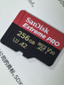 闪迪（SanDisk）256GB TF（MicroSD）内存卡 A2 4K V30 U3 C10 至尊超极速移动存储卡 读速200MB/s 写速140MB/s 实拍图