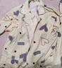 婧麒月子服春夏哺乳产后孕妇睡衣喂奶家居服套装夏季薄款带胸垫 粉色爱心/四季款180g L 实拍图