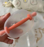 新贝 牙胶便携款 婴儿牙胶安抚咬胶 磨牙宝宝防吃手硅胶玩具可水煮 小月龄安抚送收纳盒+防掉链 1个装 实拍图