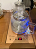 茶皇子（CHAHUANGZI）全自动上水电茶炉玻璃电热烧水壶喷淋式煮茶器茶台嵌入式2025新款电热水壶泡茶专用烧水煮茶一体机 1L 香槟金（三壶款）37×20cm 实拍图