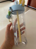 富光吸管杯Tritan水杯男女学生运动高颜值大容量夏季随行便携塑料杯子 夏日海盐【茶仓吸管】680ml 实拍图