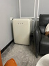 哈士奇【小吐司-HCK】107升单门小冰箱小型家用客厅办公室复古冷藏冷冻一体电冰箱BC-130RDC奶茶色 实拍图