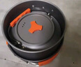 北岳户外锅具露营炊具烧水茶壶煎锅便携野外锅具野营吊锅套锅用品套装 【食品级铝合金】大号煎锅+袋子 实拍图